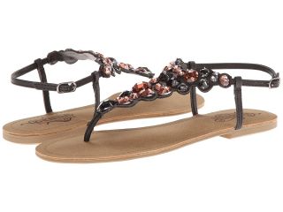 Kenneth Cole Unlisted Coin Toss Womens Sandals (Black)