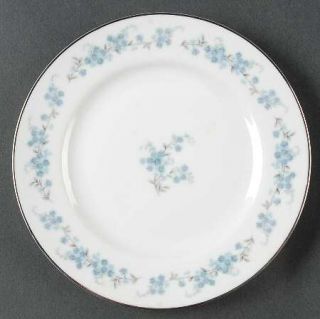 Yamaka Nancy (Center Design) Bread & Butter Plate, Fine China Dinnerware   Blue