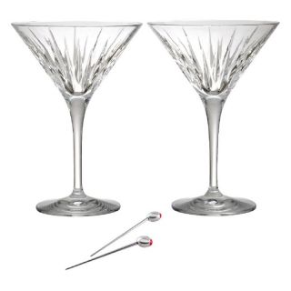 Reed & Barton Soho Martini Set with Olive Picks Multicolor   2989 3072