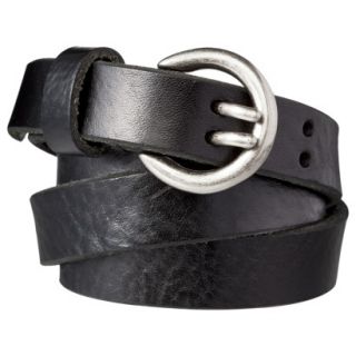 Mossimo Supply Co. Black Double Prong Jean Belt   S