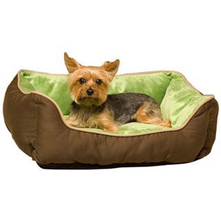 Self Warming Small Pet Bed, Green