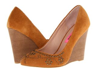 Betsey Johnson Arriel Womens Wedge Shoes (Brown)
