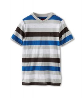Quiksilver Kids Tower Rip S/S Knit Boys Short Sleeve Knit (Gray)