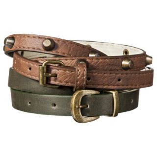 MOSSIMO SUPPLY CO. Brown Belt   XS