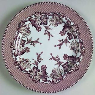 Spode Westbourne Salad Plate, Fine China Dinnerware   Brown&White,Ivy,Oak Leaves