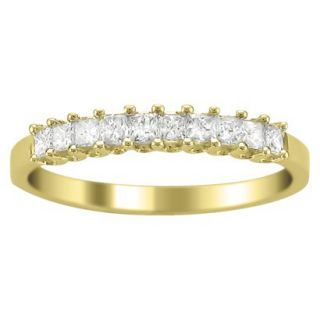 1/2 CT.T.W. Diamond Band Ring in 14K Yellow Gold   Size 7