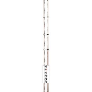 CST/Berger Telescoping Aluminum Leveling Rod   13Ft.L, Ft. and 8ths Gradations,