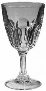Cristal DArques Durand Petale Water Goblet   Arcoroc, Clear, Cut,Panels