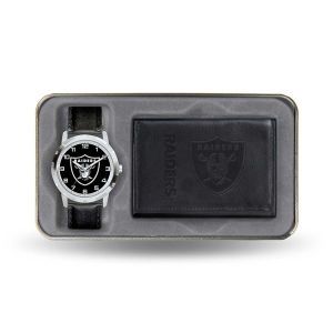 Oakland Raiders Rico Industries Watch and Wallet Gift Set