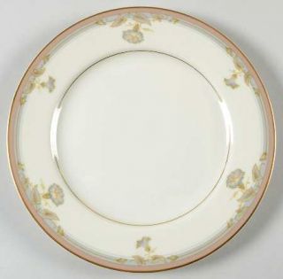 Mikasa Gloria Salad Plate, Fine China Dinnerware   Grande Ivory, Gray/ Pink Flow