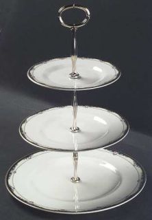 Royal Doulton Rhodes 3 Tiered Serving Tray (DP, SP, BB), Fine China Dinnerware  