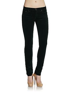 Corduroy Skinny Pants   Forest