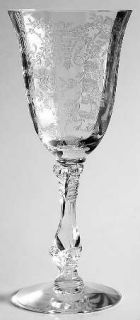 Cambridge Portia Clear (Stem #3121) Claret Wine   Stem #3121, Clear,  Etched