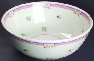Laura Ashley Alice 10 Large Salad Serving Bowl, Fine China Dinnerware   Floral