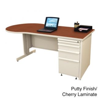 Marvel Zapf Office Desk With Built in File Storage Cabinet (72 X 30)