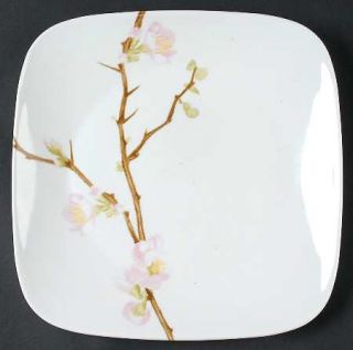 Corning Cherry Blossom (Thin Body) Dinner Plate, Fine China Dinnerware   Square,