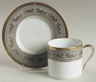 Christian Dior Mandarin/Dynasty Flat Demitasse Cup & Saucer Set, Fine China Dinn