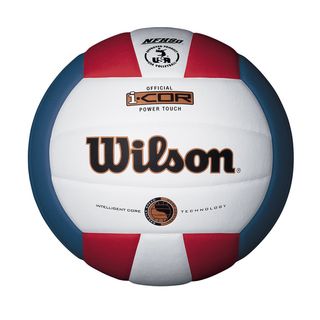 Wilson I Cor Power Touch Volleyball (White/red/blueDimensions: 6.8 inches long x 6.1 inches wide x 7.4 inches high )