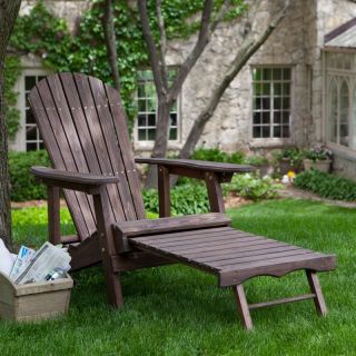  Coral Coast Big Daddy Reclining Adirondack Chair with Pull Out