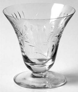 Tiffin Franciscan Warwick Oyster or Fruit Cocktail   Stem #17361, Clear  Cut