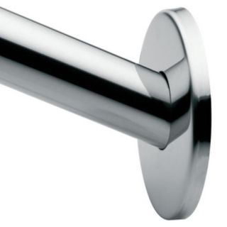 Moen 65FPS Shower Donner Collection Low Profile Curved Rod Flange Kit, Pair Chrome (Wholesale Packaging)