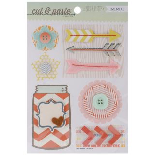 Cut and Paste Presh Bits and Pieces Layered Stickers 5 X7 : Inspired