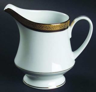 Noritake Kingswood Gold Creamer, Fine China Dinnerware   Gold Encrusted Band & T