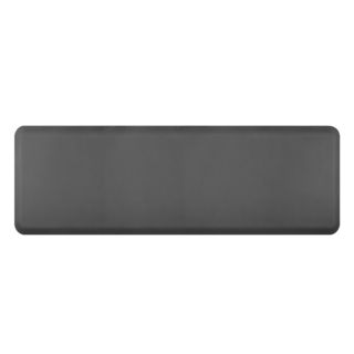 Wellnessmats Grey Original Smooth Anti fatigue Floor Mat (6 X 2) (GreyNon toxic, PVC and BPA freeMaterials: 100 percent polyurethaneDimensions: 72 inches x 24 inches x 0.75 inchThickness: 0.75 inchCare instructions: Wipe clean )