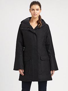 Canada Goose Wool Torino Coat   Black