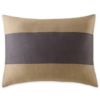 JCP Home Collection JCPenney Home 300tc Gray Rugby Stripe Standard Pillow Sham