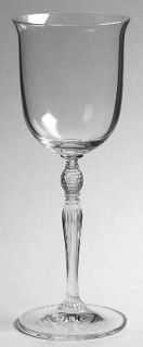 Mikasa Ashley Water Goblet   Clear Bowl,Ribbed Stem W/Beaded Ball