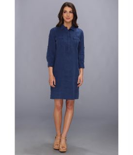 Tommy Bahama Two Palms Patched Pocket Dress Womens Dress (Blue)