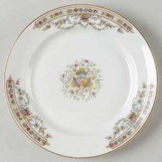 Heinrich   H&C Hc26 Salad Plate, Fine China Dinnerware   Multicolor Flowers,Leaf