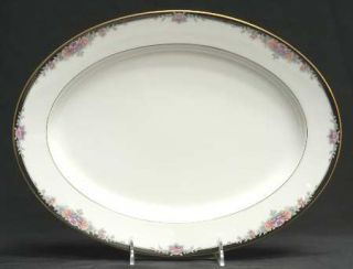 Noritake Belle Empress 13 Oval Serving Platter, Fine China Dinnerware   Legenda