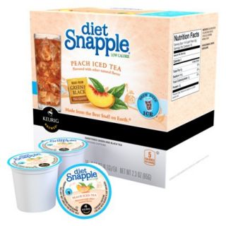 Keurig Snapple Diet Peach Iced Tea K Cup   16ct