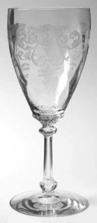 Heisey Old Colony Clear (Stem #3380) Water Goblet   Stem #3380, Etch #448, Clear