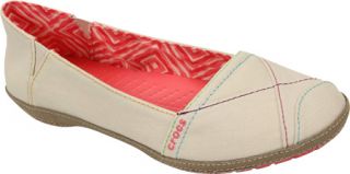 Womens Crocs Angeline Flat   Stucco/Khaki Casual Shoes