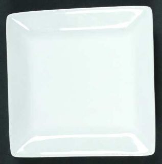 Pottery Barn Great White Collection (Rim Shape) 6 Square Plate, Fine China Dinn