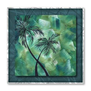 Megan Duncanson Tropical Dance Iii Metal Wall Art (MediumSubject: ContemporaryDimensions: 29.5 inches high x 29.5 inches wide x 2.5 inches deep )