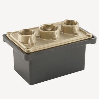 Pentair 78310700 3/4 x 1 x 3/4 Brass Base Junction Box, w/Polycarbonate Cover
