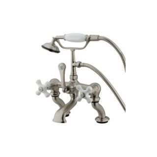 Elements of Design DT4098PX St. Louis Clawfoot Tub Filler With Hand Shower