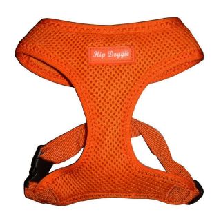 Hip Doggie Ultra Comfort Orange Mesh Harness Vest Multicolor   HD 6PMHOR M, M