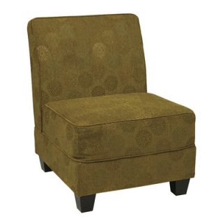 Office Star Ave Six Milan Accent Chair MIL51N B3 Color: Green