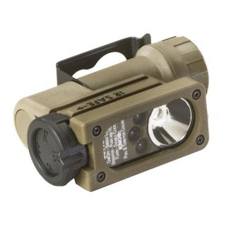 Streamlight 14102 Flashlight Sidewinder Compact Tactical LED, Helmet Mount, CR123A Lithium Battery Coyote