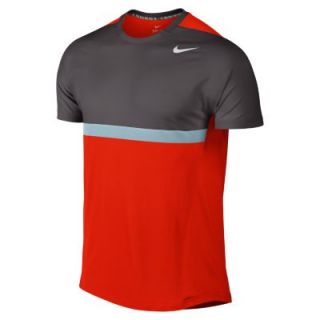 Nike Premier Rafa Mens Tennis T Shirt   Light Crimson