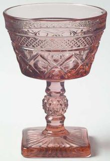 Imperial Glass Ohio Cape Cod Pink (Azalea)  (Stem #1602) Champagne/Tall Sherbet