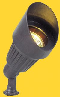 Corona Lighting CL501BZ 50W Low Voltage Aluminum Mini Bullet Directional Light w/Shroud Bronze