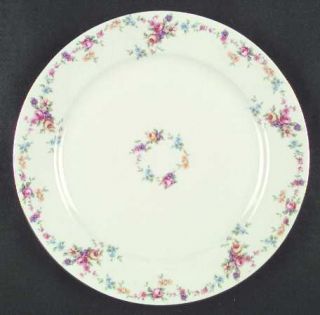 Baronet Verona Dinner Plate, Fine China Dinnerware   Pink, Yellow & Blue Flowers