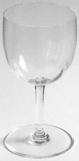 Baccarat Montaigne Optic Tall Water Goblet   Optic Bowl, Smooth Stem