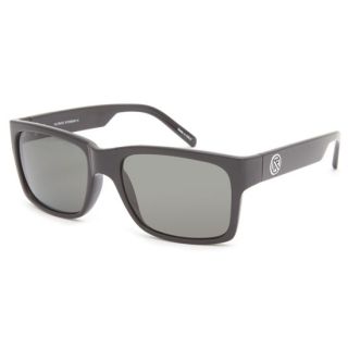 John Brown Polarized Sunglasses Black Gloss/Grey Smoke Polarized One Si